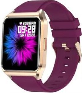 Rubicon Zegarek Smartwatch Rozmowy E89 Fioletowy S