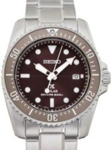 Seiko Prospex Eco-Drive Brown Dial Stainless Steel SNE571P1