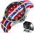 SKMEI 9133 DATOWNIK nylon biel niebieski