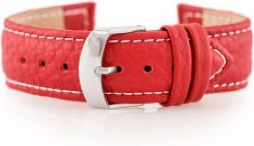 Tayma Pasek skórzany do zegarka W71 – czerwony – 2
