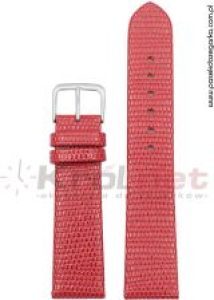 Tekla Pasek Tk033Cz/18 – Czerwony, Imitacja Skóry Jaszczurki (TK033CZ18)