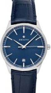 Zenith Elite Classic Automatic Blue Sunray Pattern