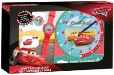 Zestaw do nauki o czasie z zegarkiem i kartami do