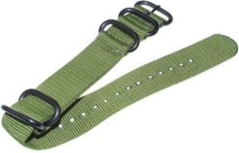Zielony nylonowy pasek do zegarka 20 mm Tekla NS9.20 Zulu